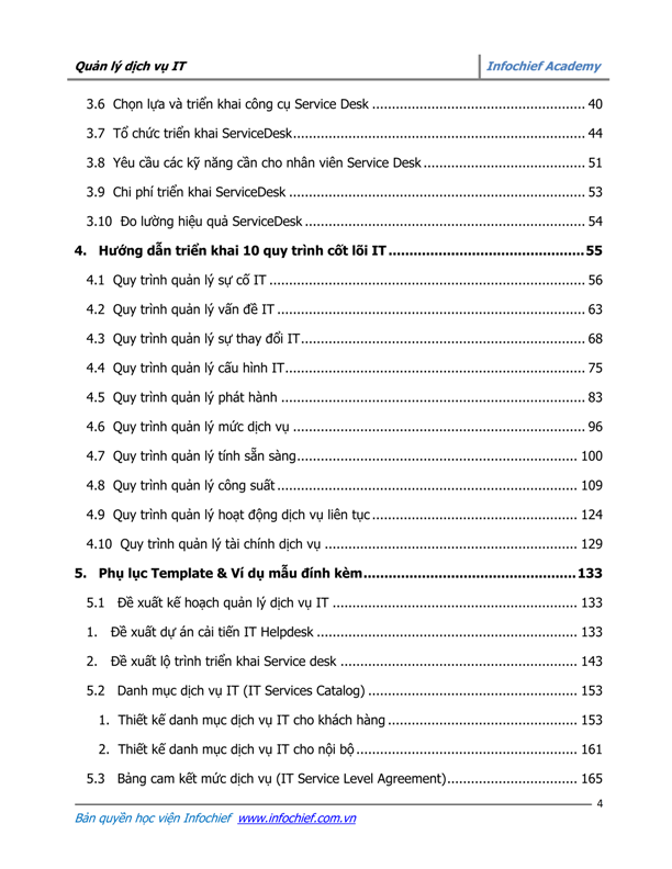 Trang nội dung 3 của sách Quản lý dịch vụ IT hiệu quả