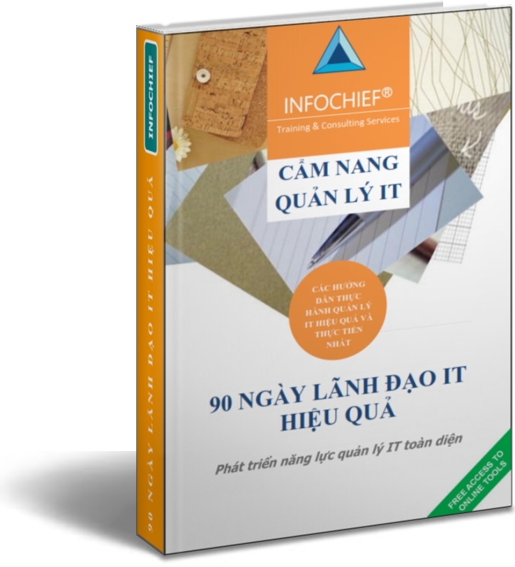Bìa sách 90 ngày lãnh đạo IT hiệu quả
